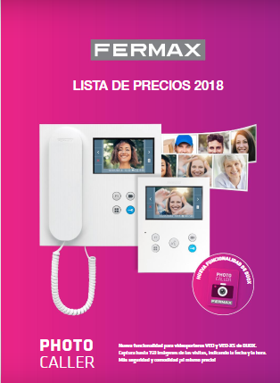 NUEVA LISTA DE PRECIOS FERMAX 2018